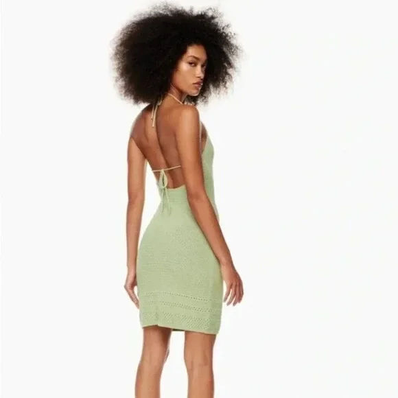 Aritzia Wilfred Sunset Knit Halter Dress Pastel Sage Green 2XL is available  for purchase on au PAY Market - Imported Goods Online Store Co.Ltd. | au  PAY Market - Online Shopping Site